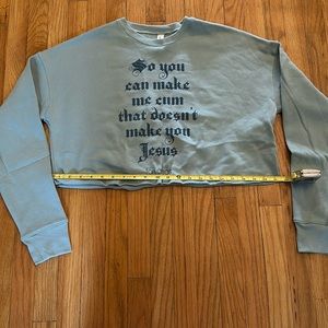 Tori Amos Precious Things cropped sweatshirt size M